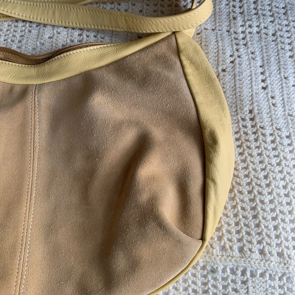 Vintage 70s Yellow Pastel Crossbody Bag - Picture 3 of 8